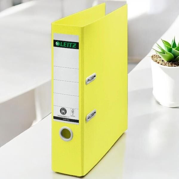 Leitz Recycle Klasör 180° A4 80Mm Sarı (10180015)