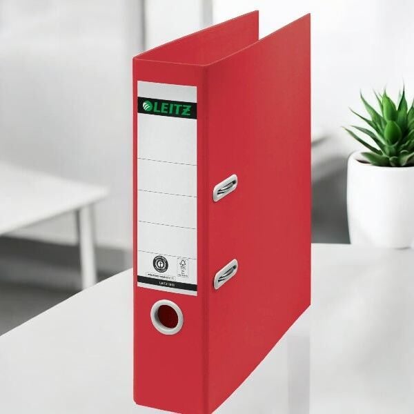 Leitz Recycle Klasör 180° A4 80Mm Kırmızı (10180025)