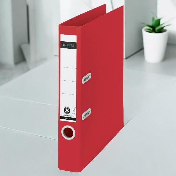 Leitz Recycle Klasör 180° A4 50Mm Kırmızı (10190025)