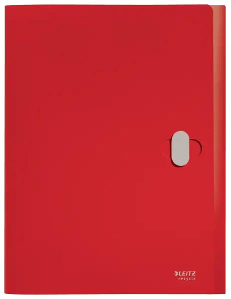 Leitz Recycle Kapaklı Kalın Dosya A4 Pp Kırmızı (46230025)