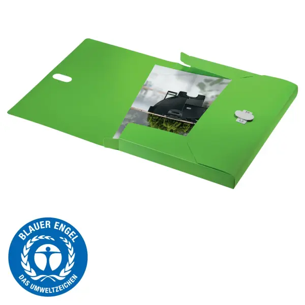 Leitz Recycle Kapaklı Kalın Dosya A4 Pp Yeşil (46230055)