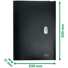 Leitz Recycle Kapaklı İnce Dosya A4 Pp Mavi (46220035)