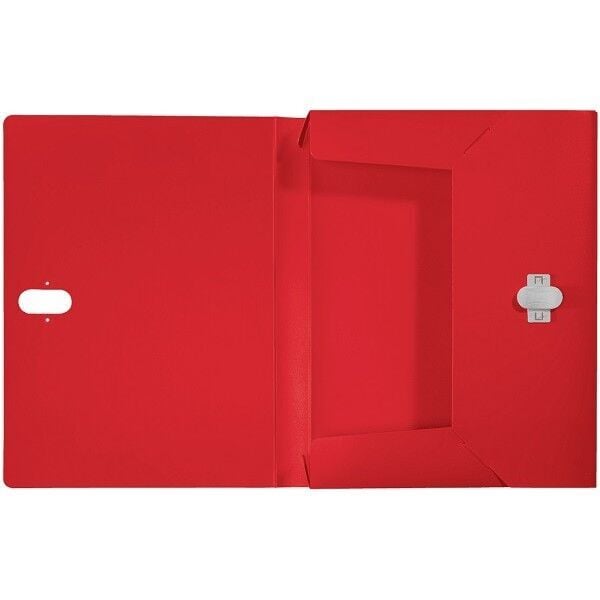 Leitz Recycle Kapaklı İnce Dosya A4 Pp Kırmızı (46220025)