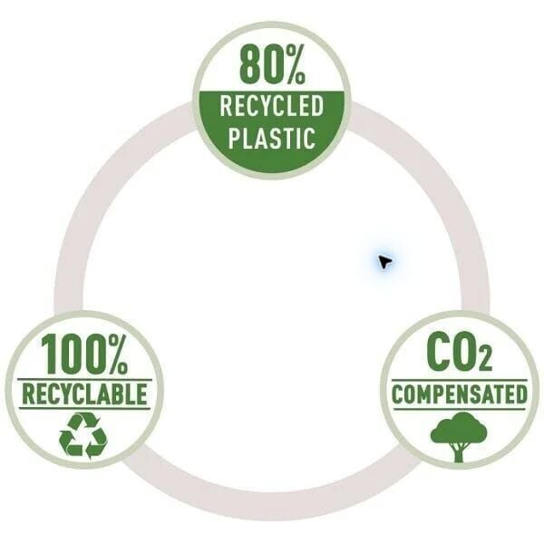 Leitz Recycle Kapaklı İnce Dosya A4 Pp Kırmızı (46220025)