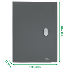 Leitz Recycle Kapaklı İnce Dosya A4 Pp Sarı (46220015)