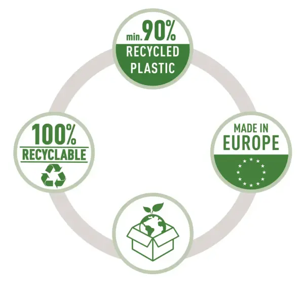 Leitz Recycle Sunum Dosyası A4 Pp 40 Yaprak Yeşil (46770055)