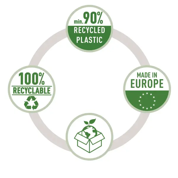 Leitz Recycle Sunum Dosyası A4 Pp 20 Yaprak Mavi (46760035)