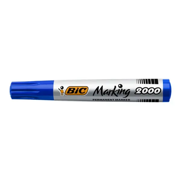 Bic Permanent Marker Kalem 2000 Yuvarlak Uç Mavi 8209143
