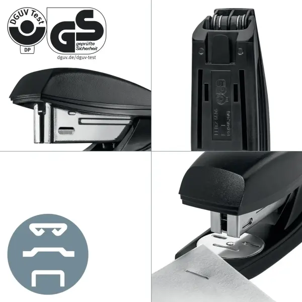 Leitz Recycle Küçük Zımba Makinesi 25 Sayfa Siyah ( 5606-95 )