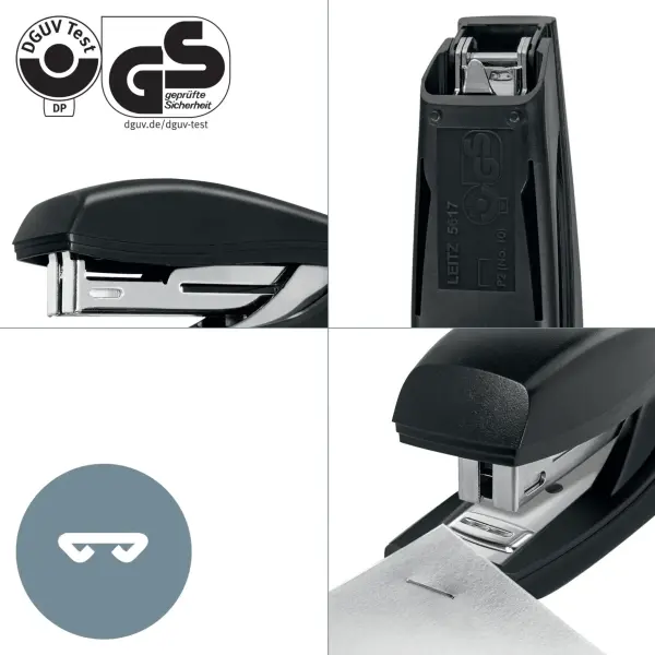 Leitz Recycle Mini Zımba Makinesi 10 Sayfa Siyah (5617-95)