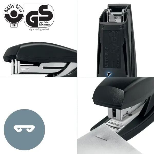 Leitz Recycle Mini Zımba Makinesi 10 Sayfa Siyah (5617-95)