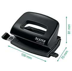 Leitz Recycle Mini Nexxt Delgeç 10 Sayfa Siyah ( 5010-95 )