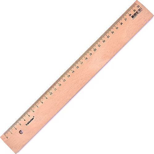 Yıldızlar Tahta Cetvel – 30 cm (Kod: 083)