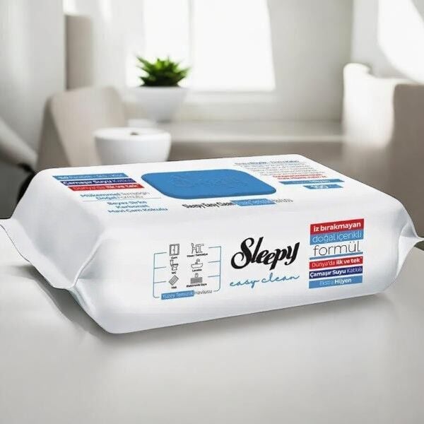 Sleepy Easy Clean 100'lü Yüzey Temizlik Havlusu Çamaşır Suyu Katkılı