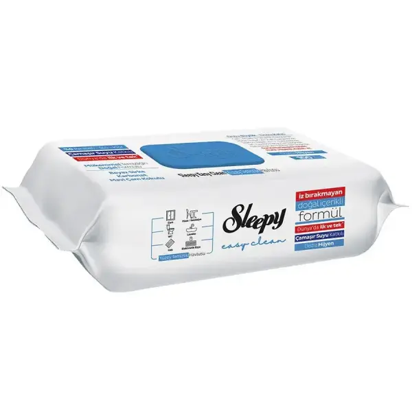 Sleepy Easy Clean 100'lü Yüzey Temizlik Havlusu Çamaşır Suyu Katkılı