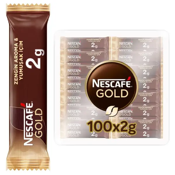 Nescafe Gold 2 Gr x 100 adet