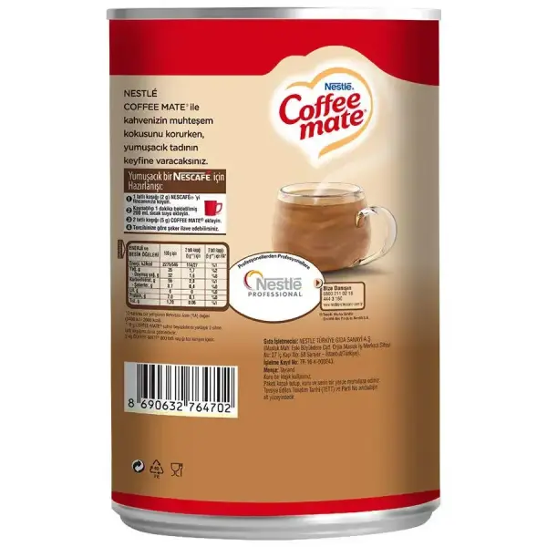 Nestle Coffee Mate Teneke Kutu 2 Kg