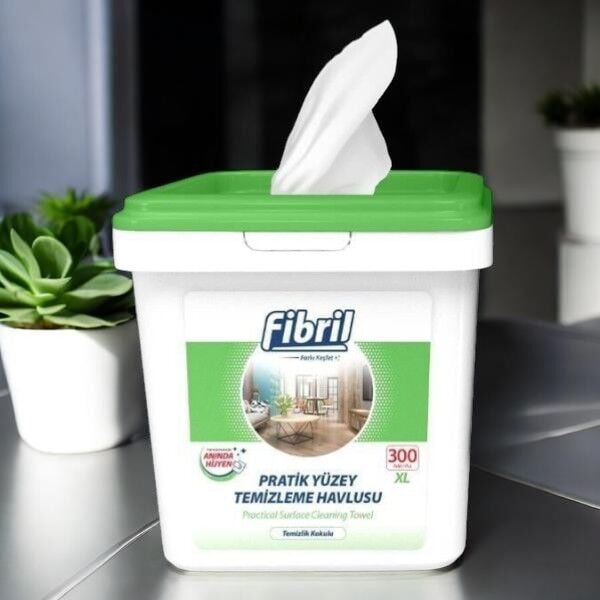 Fibril 300'lü Yüzey Temizleme Havlusu Temizlik Kokulu