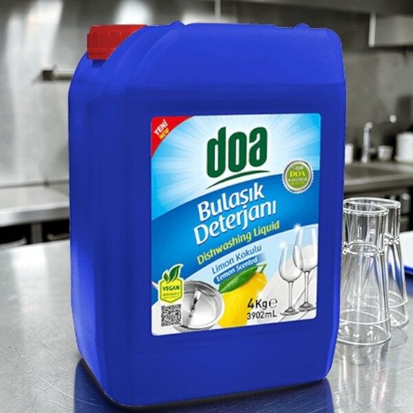 Doa Sıvı Bulaşık Deterjanı Limon - 4 Lt